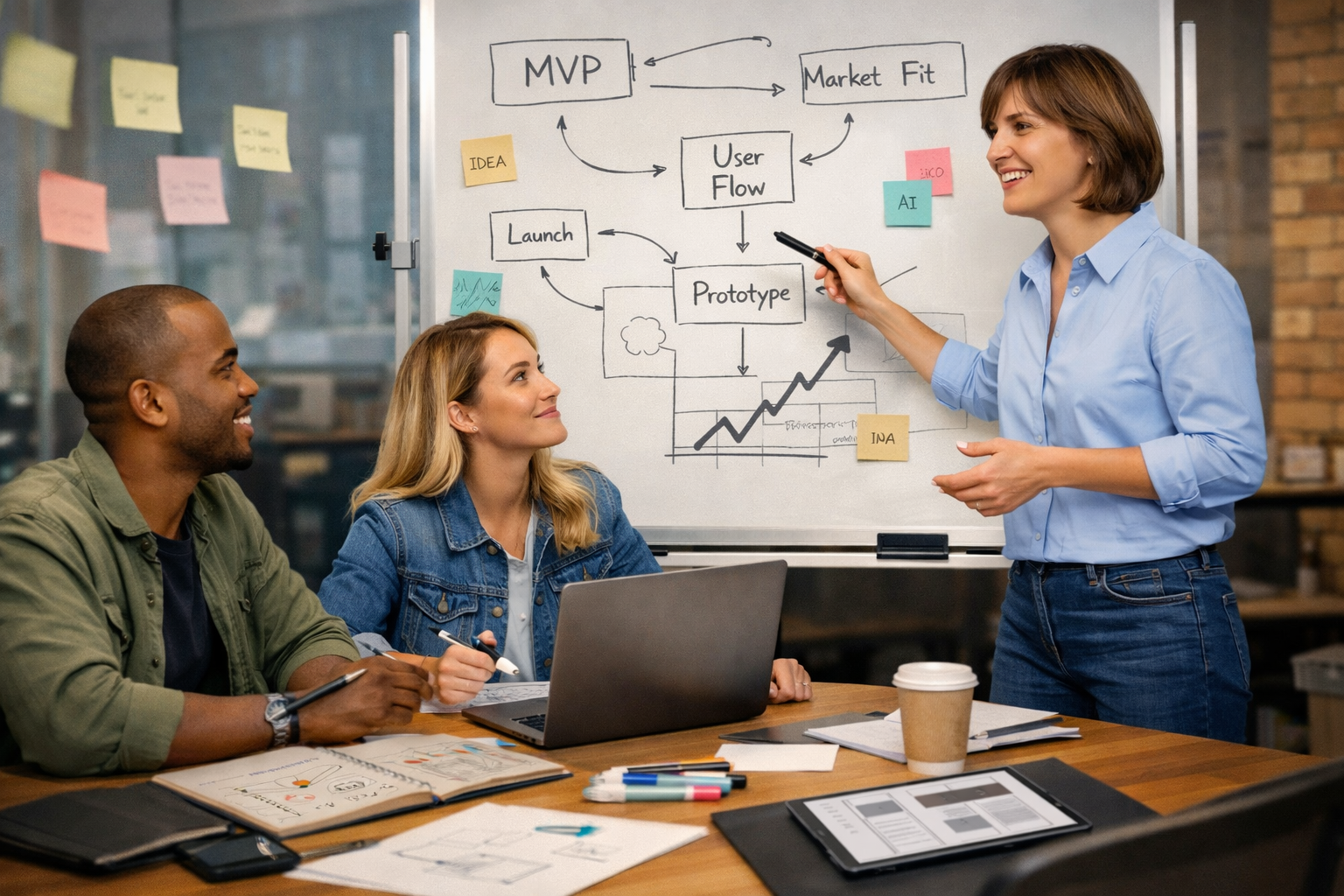 Founders collaboration and product thinking session